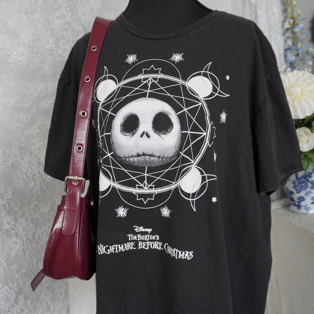 Disney Nightmare Before Christmas Jack Skellington Black Graphic Tee